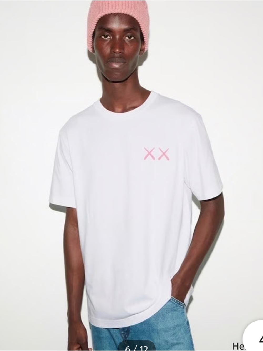 KAWS × Uniqlo UT Short Sleeve Graphic
T-shirt Size XL Pink BFF new - Picture 4 of 12